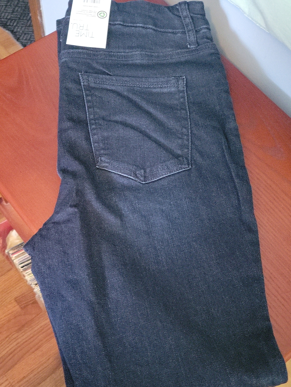 Time and Tru Dark Blue Straight Leg Jeans